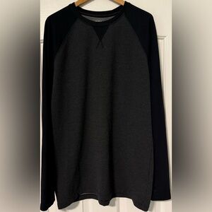 Orvis LT Long Sleeve Raglan Performance Shirt Black Gray